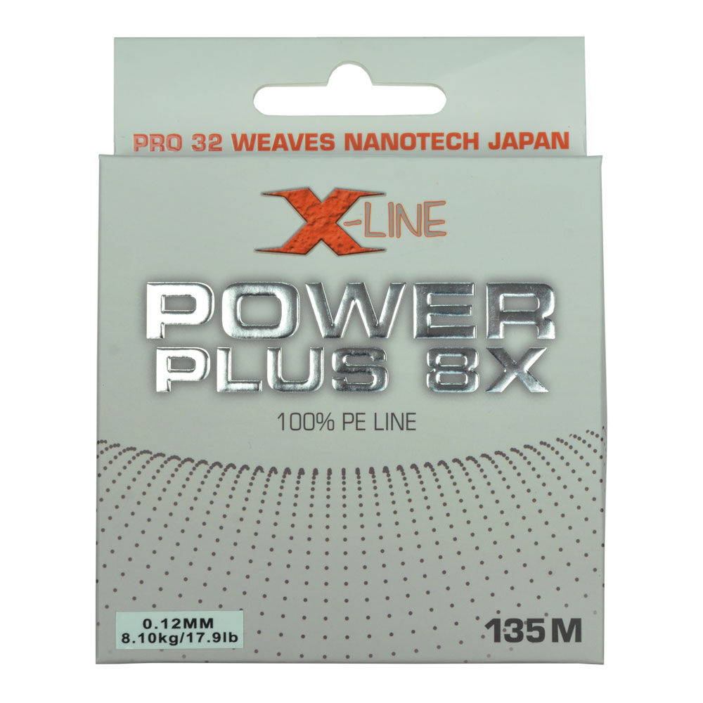 X-Line Power Plus 8x Împletitură Verde 135m
