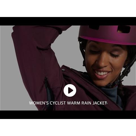 Cyclist warme Fahrrad-Regenjacke Damen