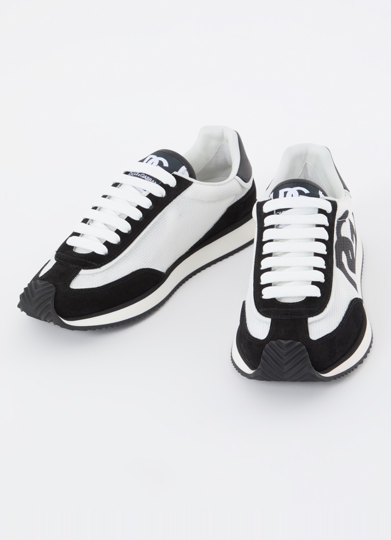 Sneaker Dolce & Gabbana DG Cushion con dettagli in pelle scamosciata di vitello.