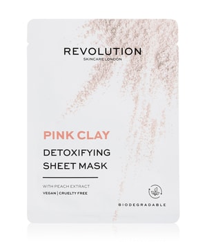 REVOLUTION SKINCARE Biodegradable Detoxifying Pink Clay Sheet Mask Set Gesichtspflegeset-5 Stk