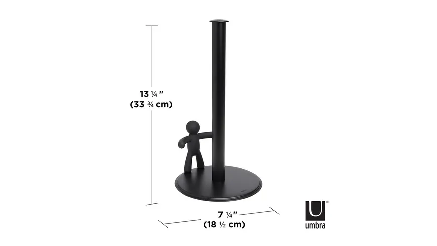 umbra Küchenrollenhalter BUDDY schwarz