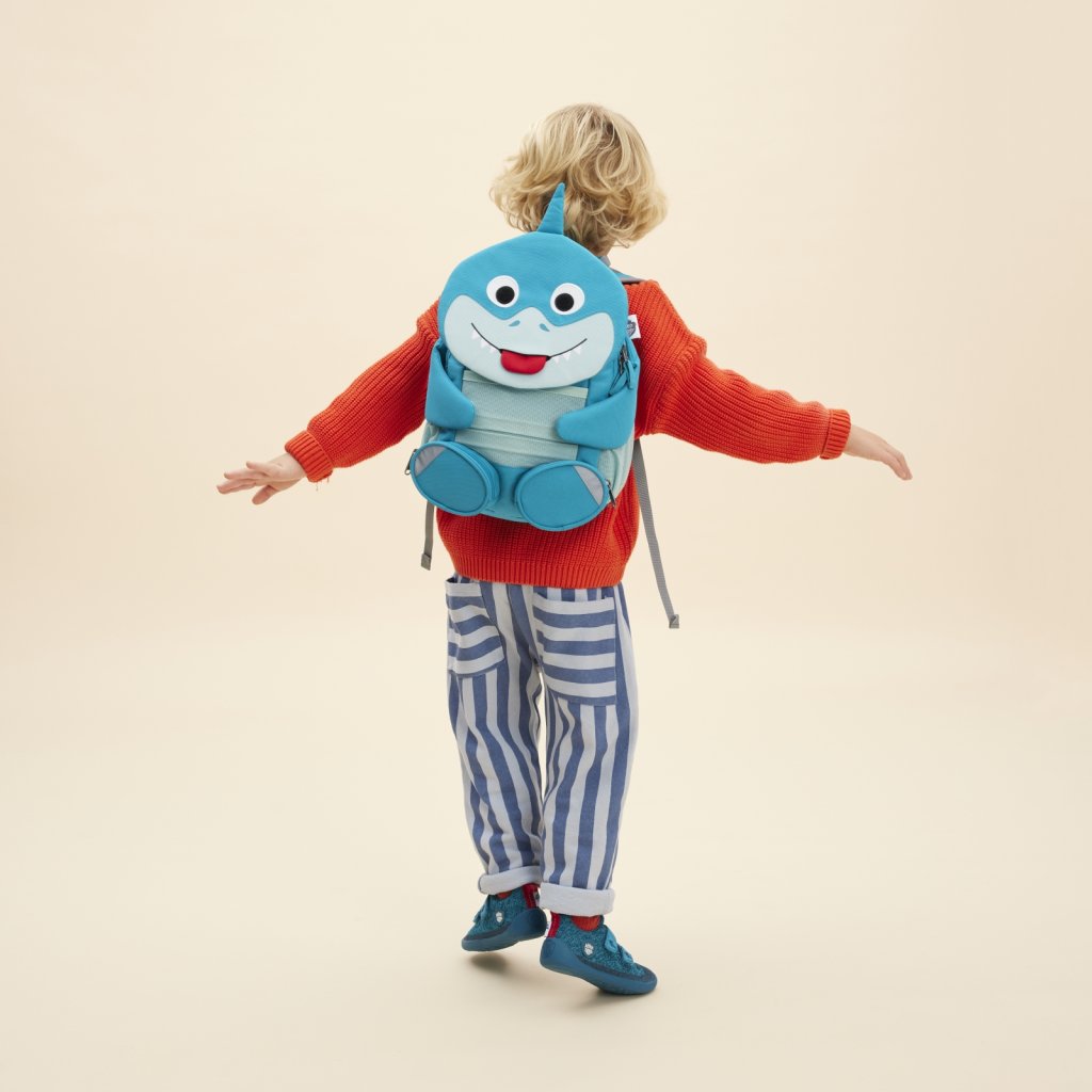 Affenzahn Rucksack großer Freund blauer Hai