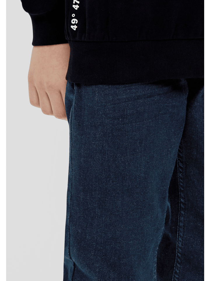 s.Oliver Jeans-Hose lang in Blau günstig kaufen