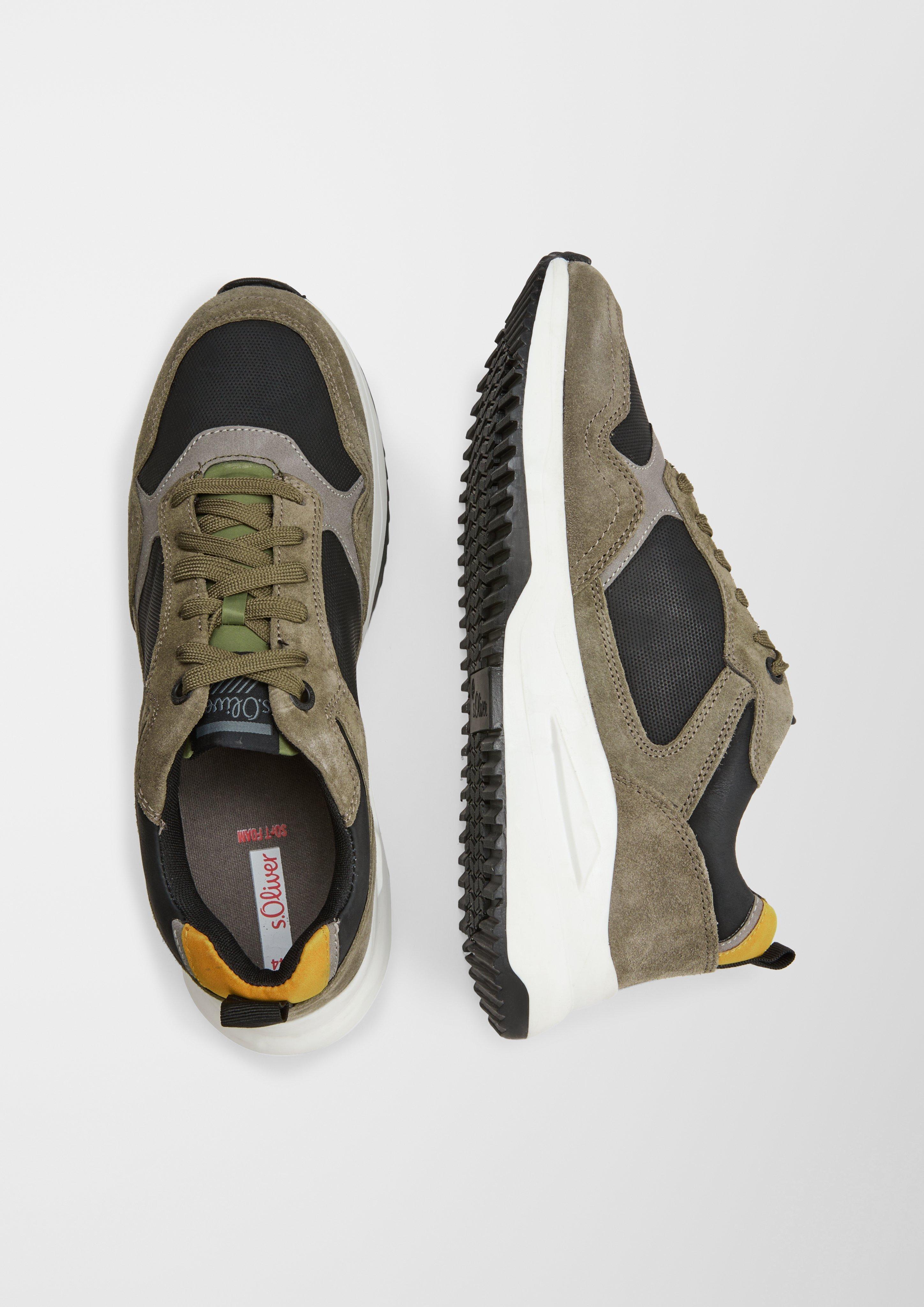 Sneaker aus Ledermix  6007303-730