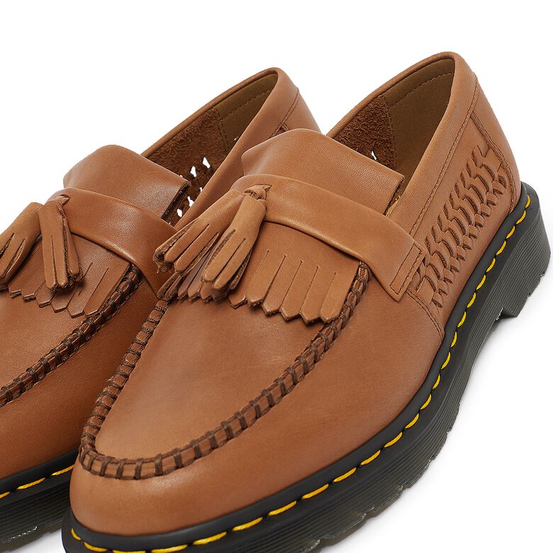 Dr. Martens Adrian Woven Loafer british tan classic analine