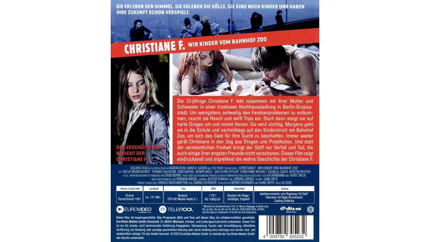 Christiane F. - Wir Kinder vom Bahnhof Zoo