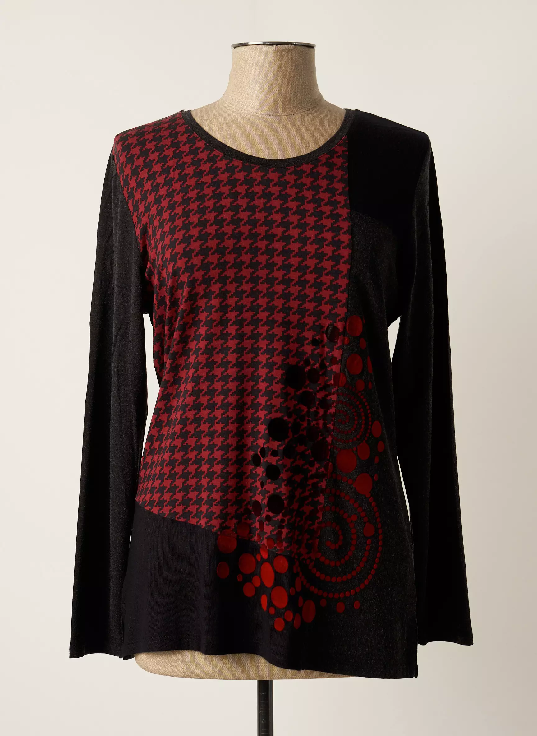 Impulsion Tshirts Femme couleur rouge