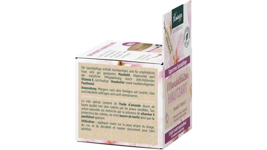 Kneipp Tagescreme Spezialpflege Mandelblüten Hautzart 50 ml