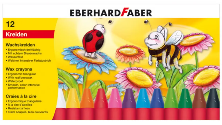 EBERHARD FABER  Wachsmalkreide dreiflächig