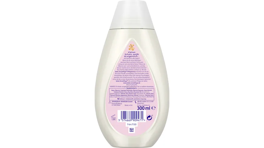bebe ZARTPFLEGE PflegelotionIntensive Pflege für zarte Haut300ml 300 ml