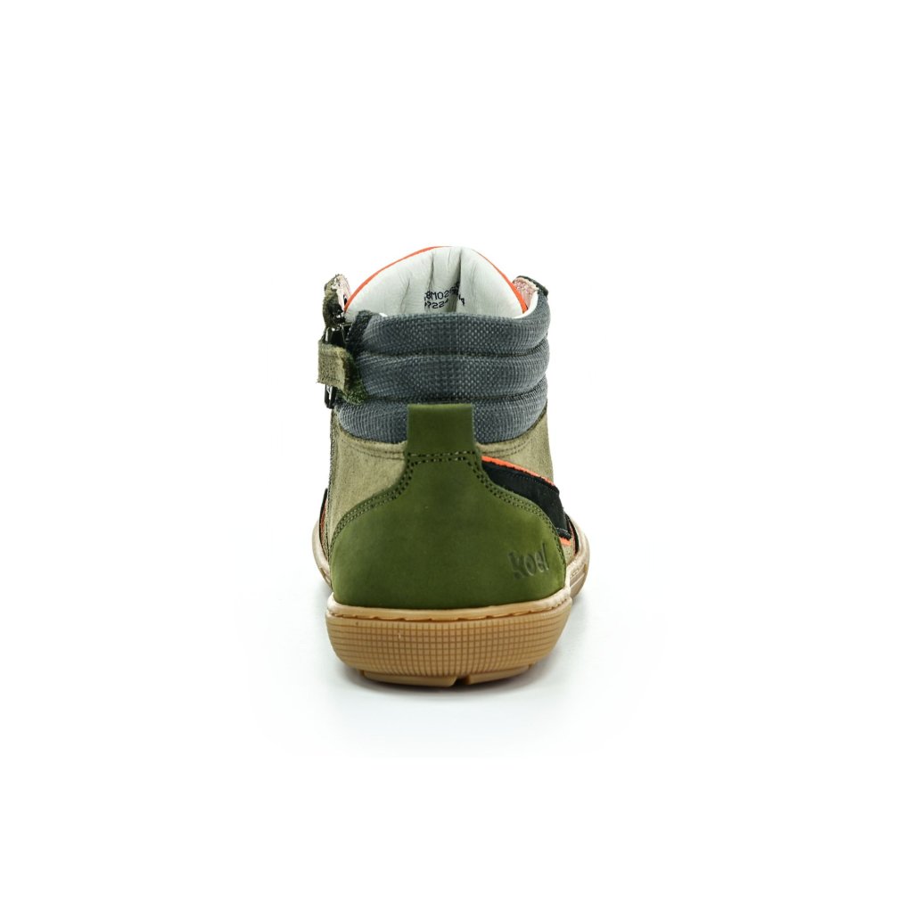 Koel4kids Danish Nappa Khaki Barfußstiefeletten