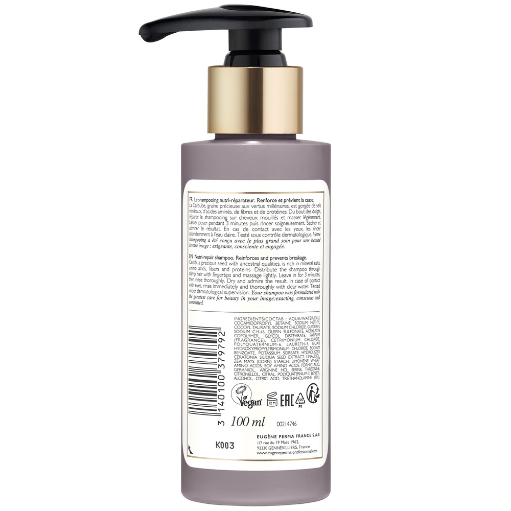 Eugène Perma 1919 Shampooing Nutri-Réparateur Idéal pour cheveux fragilisés, sensibilisés