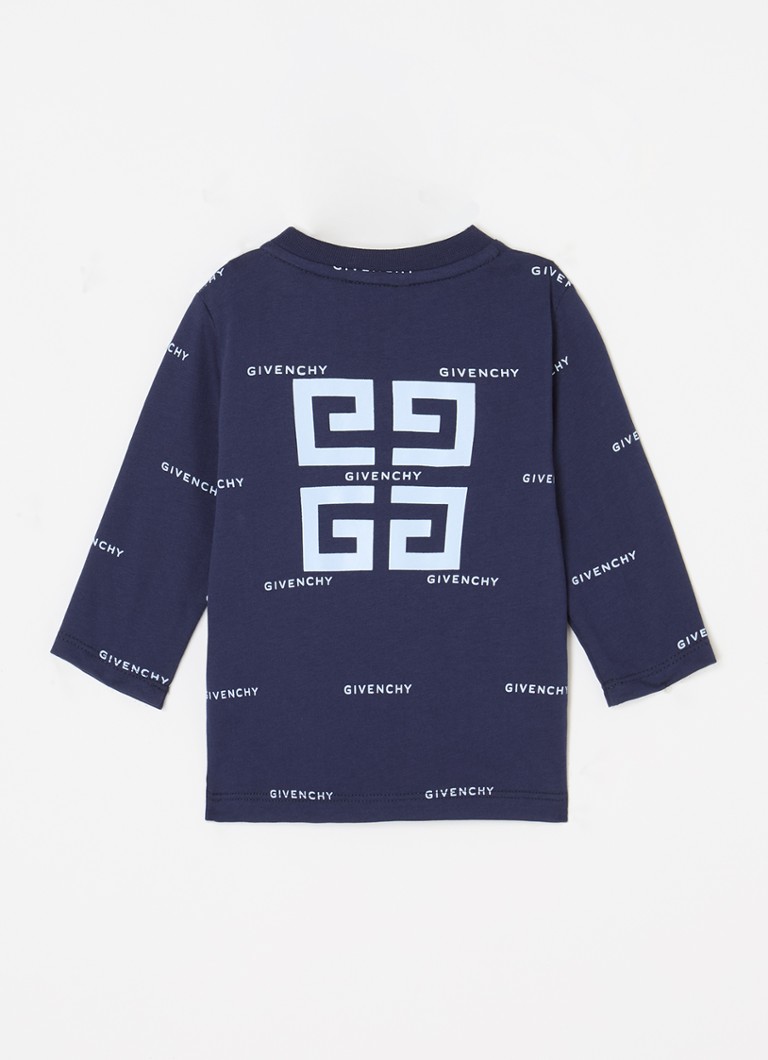 T-shirt à manches longues Givenchy avec logo et imprimé au dos