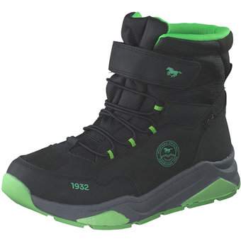 Mustang Klett Boots in schwarz