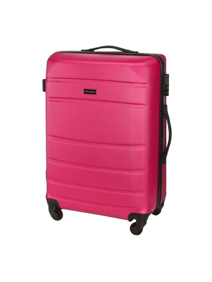 Wittchen 3tlg. Koffer Set Globe line Collection in Pink günstig kaufen onesize