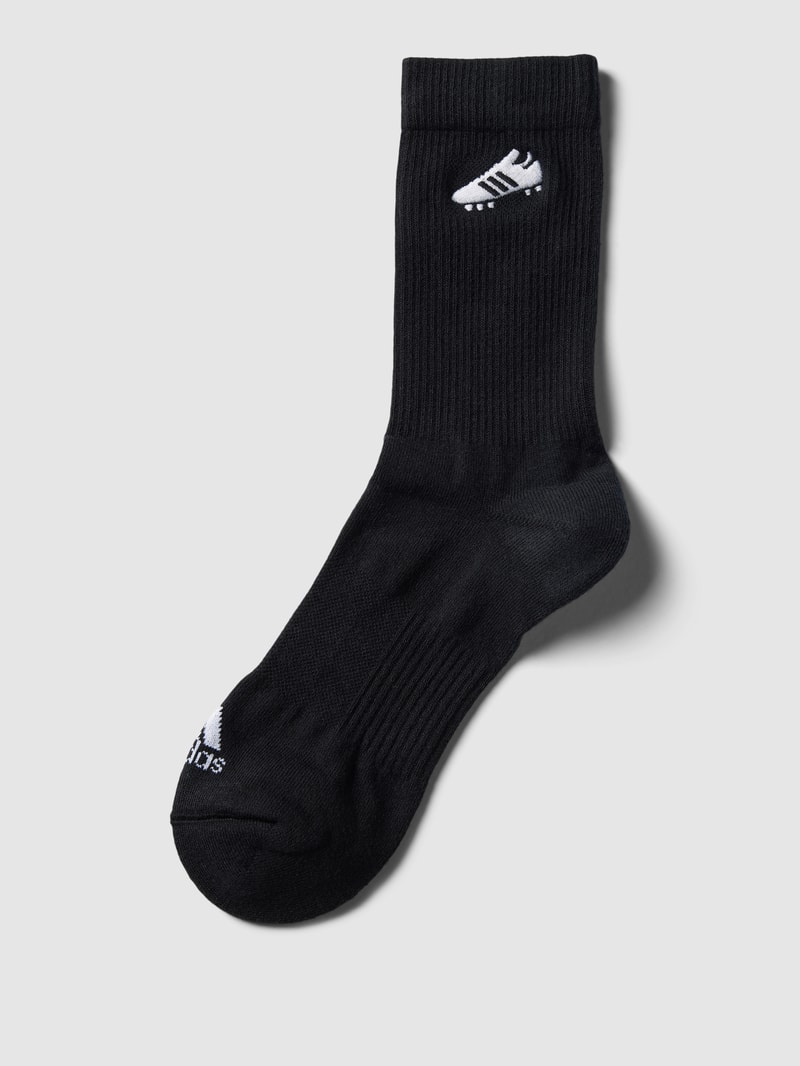 Socken mit Label-Detail in schwarz