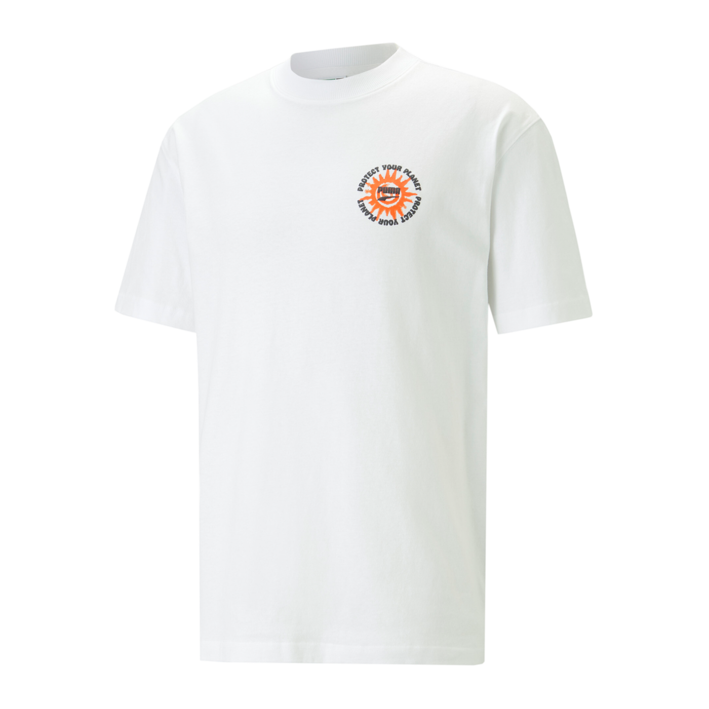 PUMA DOWNTOWN Graphic T-Shirt Weiss F02