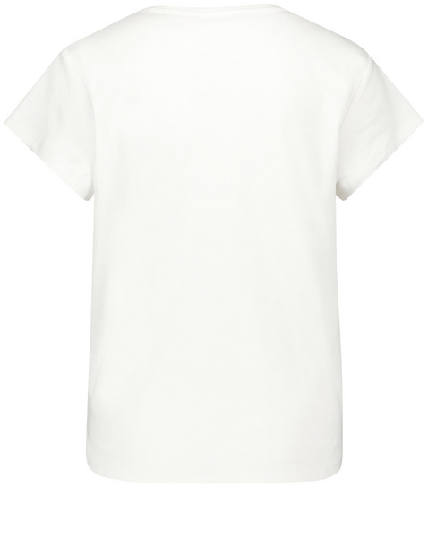 T-Shirt mit Strassstein-Applikation