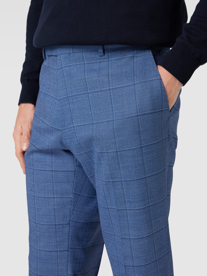 2-Knopf-Sakko mit Allover-Muster Modell 'Jeckson' in blau