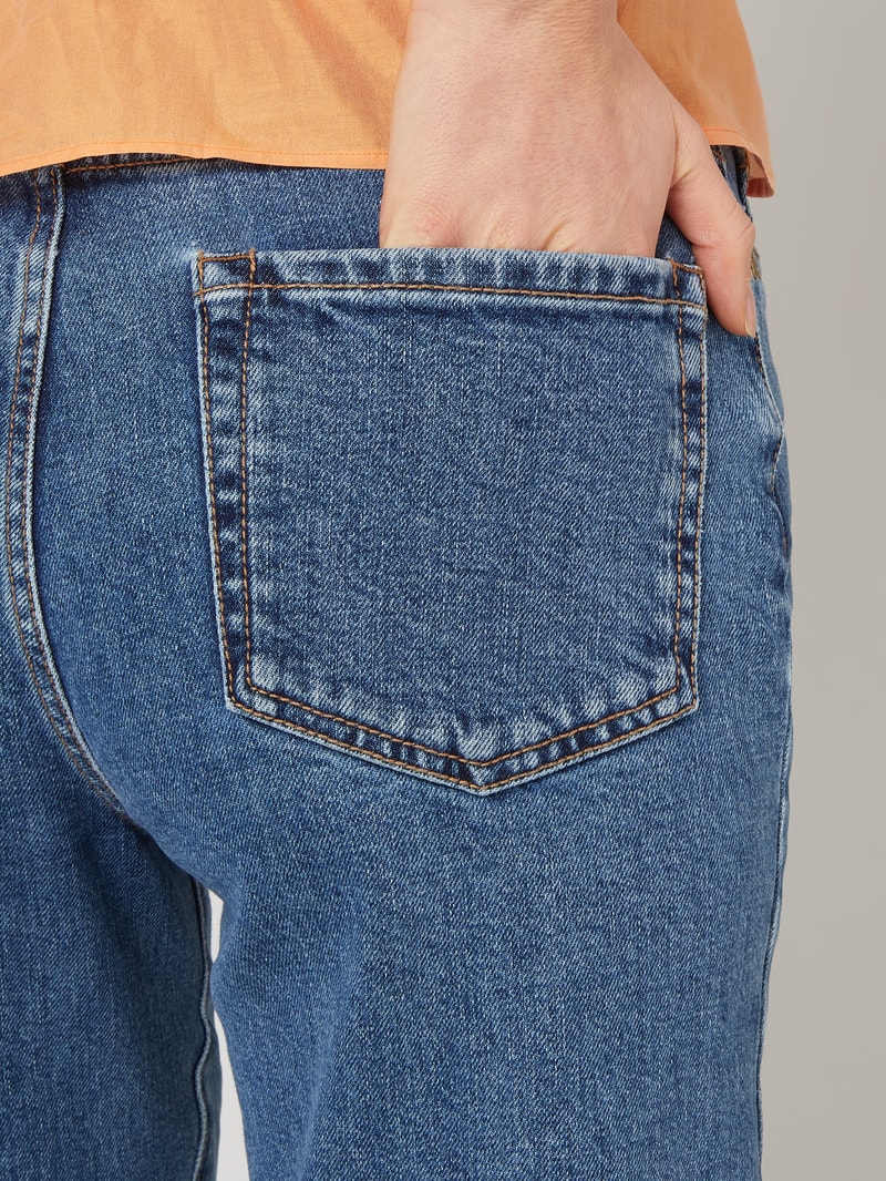 Jeans mit Stretch-Anteil Modell 'Soprano' in blau