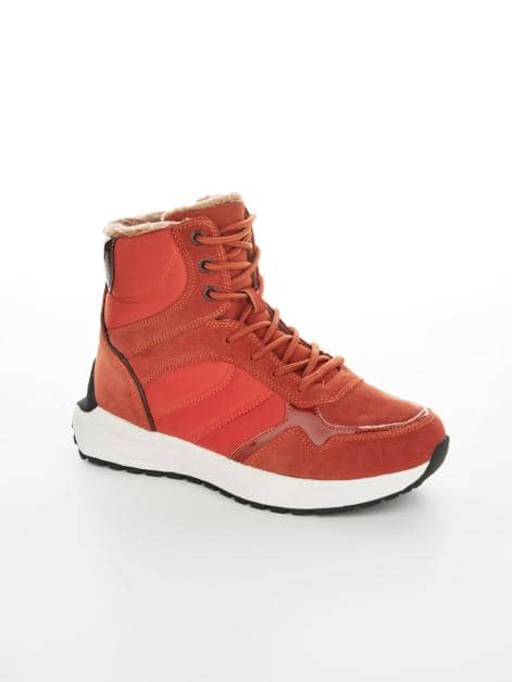 Schnürstiefelette mit Warmfutter