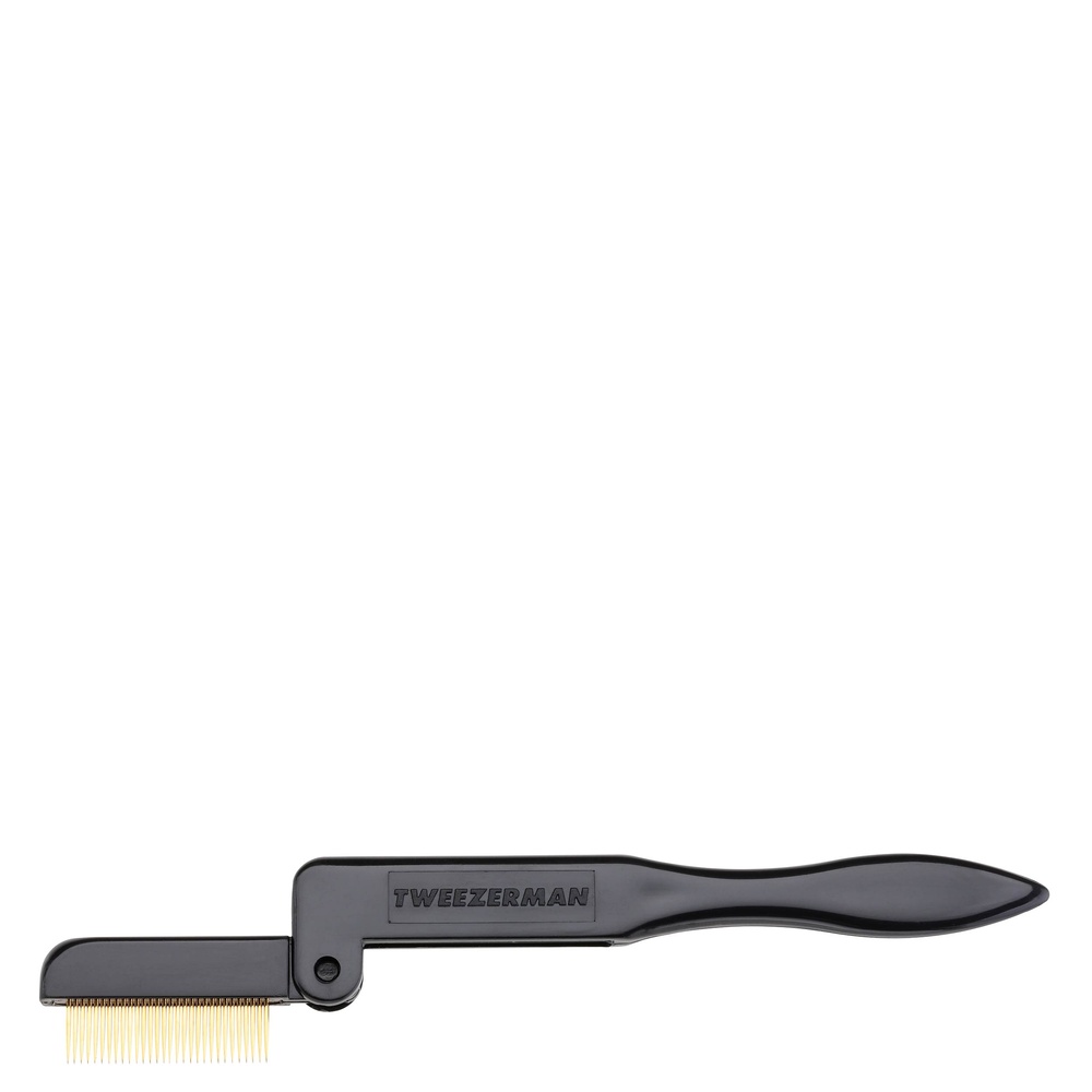 tweezerman Folding Ilashcomb Black Peigne à cils pliable