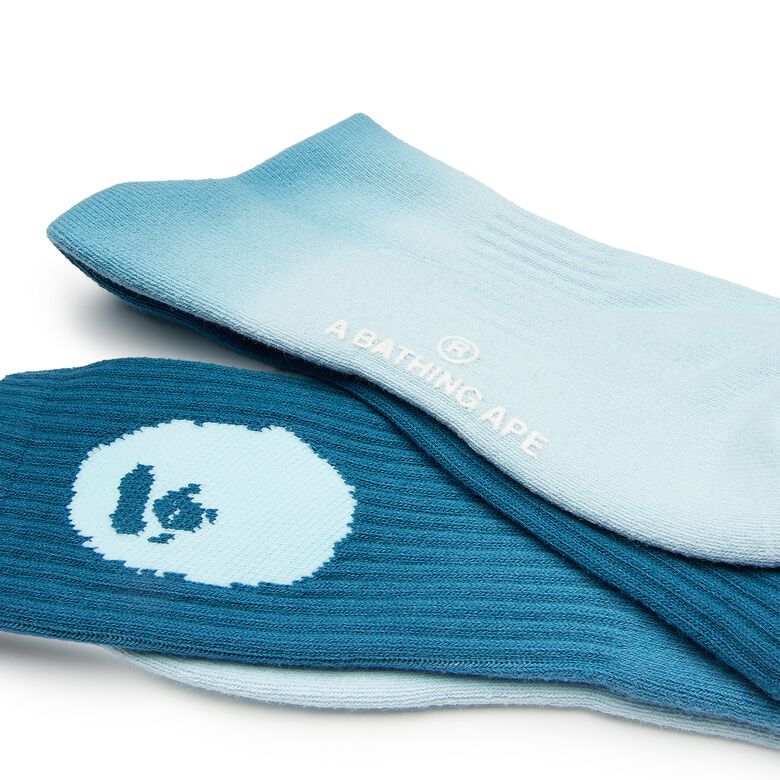 A Bathing Ape Gradation Socks blue