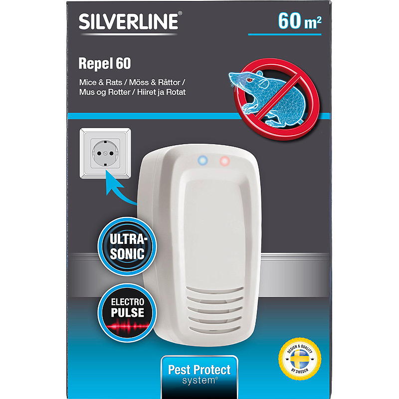 Silverline Mus- & rotteavskrekker Repel 60 Silverline