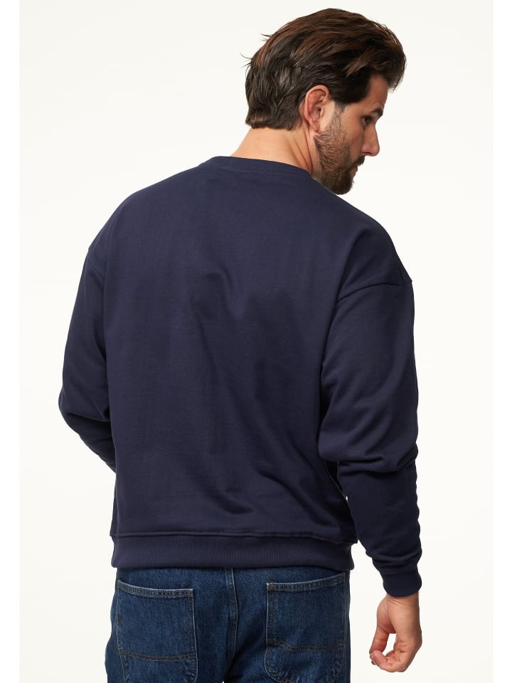 SOULSTAR Sweatshirt - S2PAJU Oversize Pullover Crew-Neck Sweater in Navy günstig kaufen