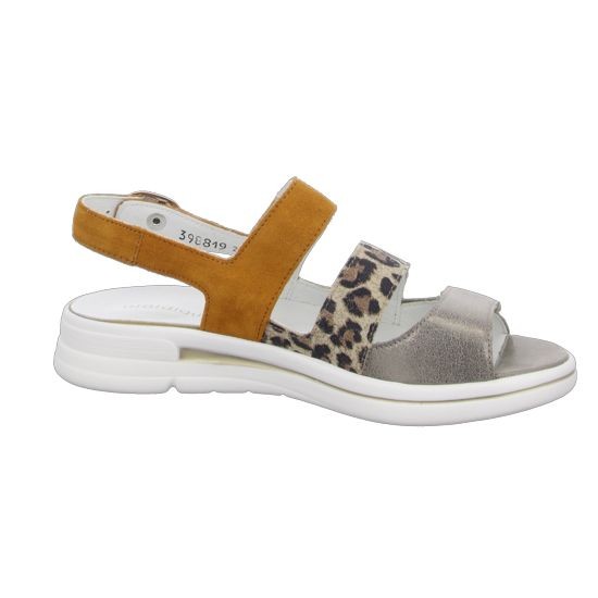WALDLÄUFER Klassische Sandalen taupe BUFA LEOFIORE VELOUR