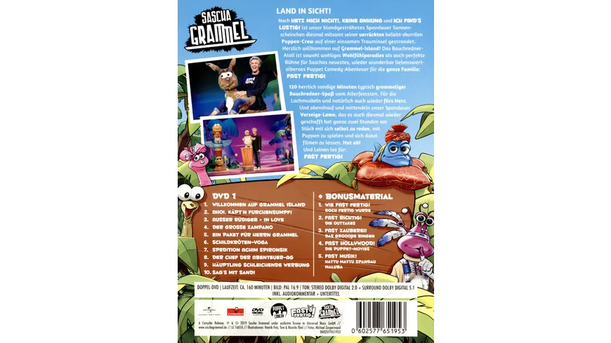 Sascha Grammel - Fast Fertig!  (DVD) (+ Bonus-DVD)