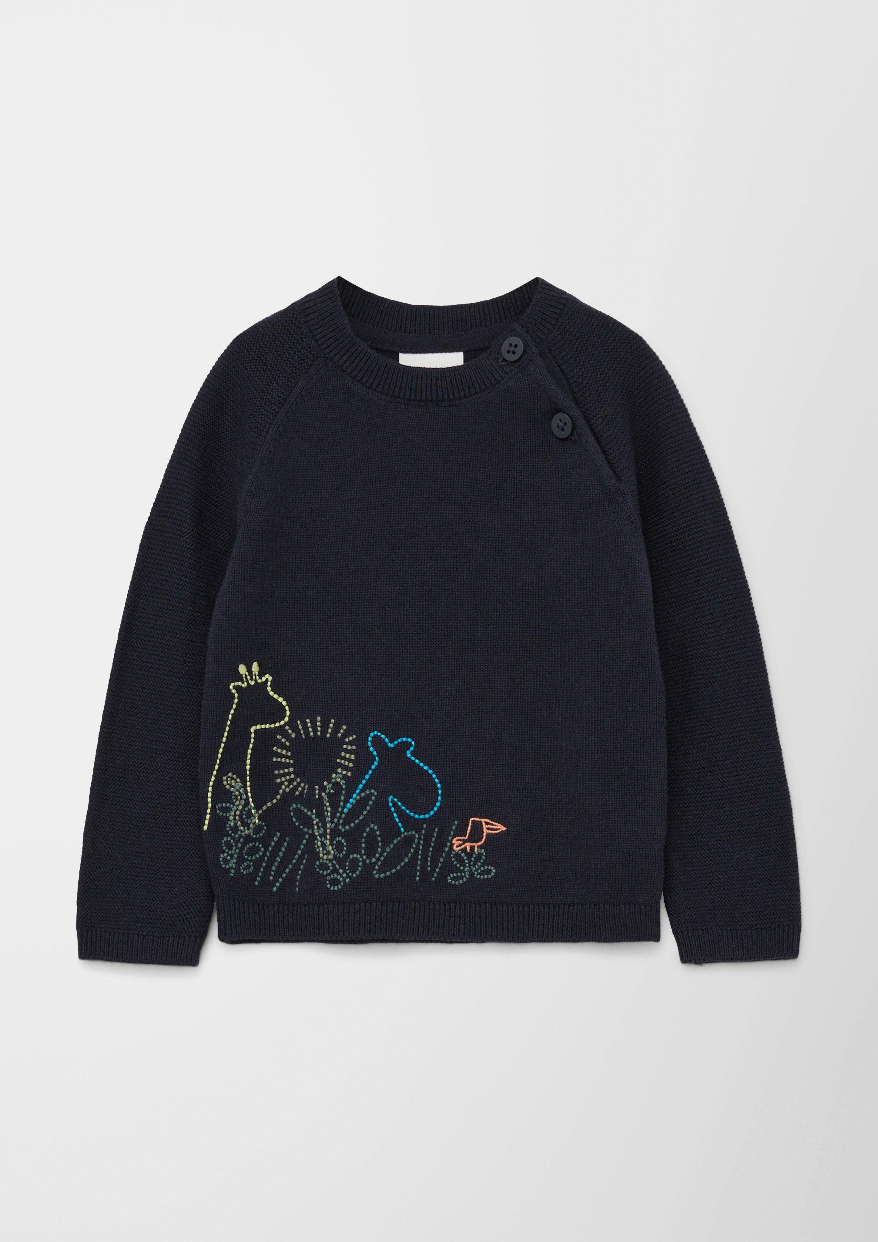 Strickpullover mit Embroidery  2128694-5952