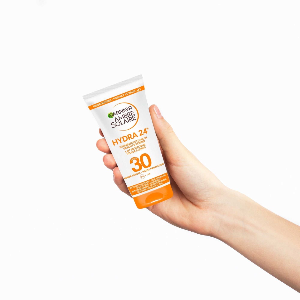 garnier Ambre Solaire Hydra 24H Protect Lait protecteur visage et corps FPS30