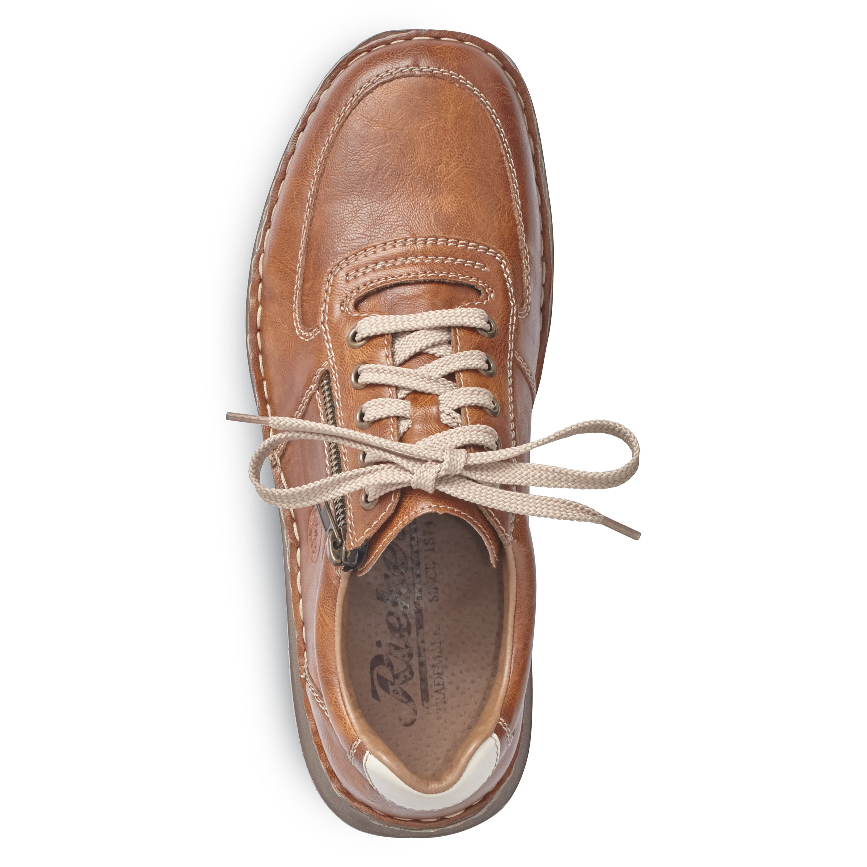 Rieker Herren Schnürschuhe karamellbraun