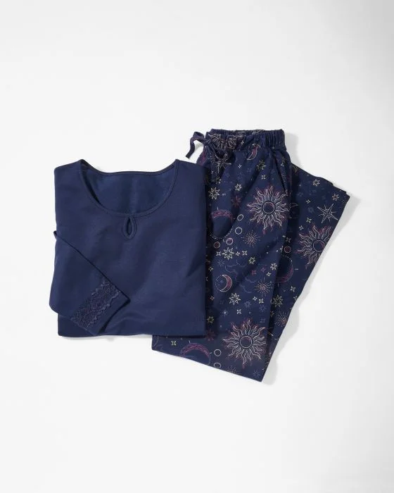 Pyjama maille jersey souple chaude Thermolactyl