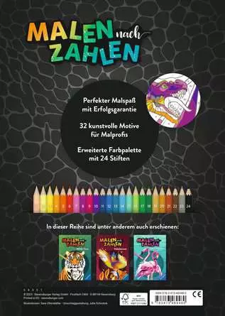 Malen nach Zahlen: Drachen