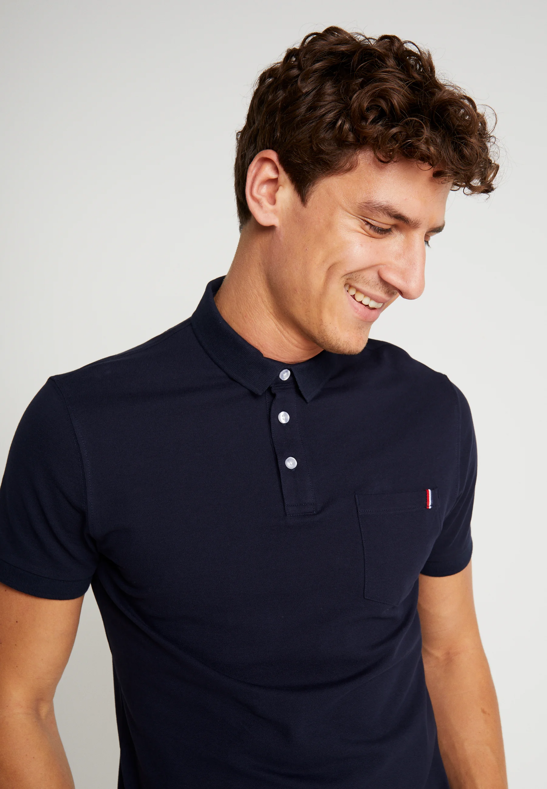 Pier One TRICOLOR TRIM- Polo