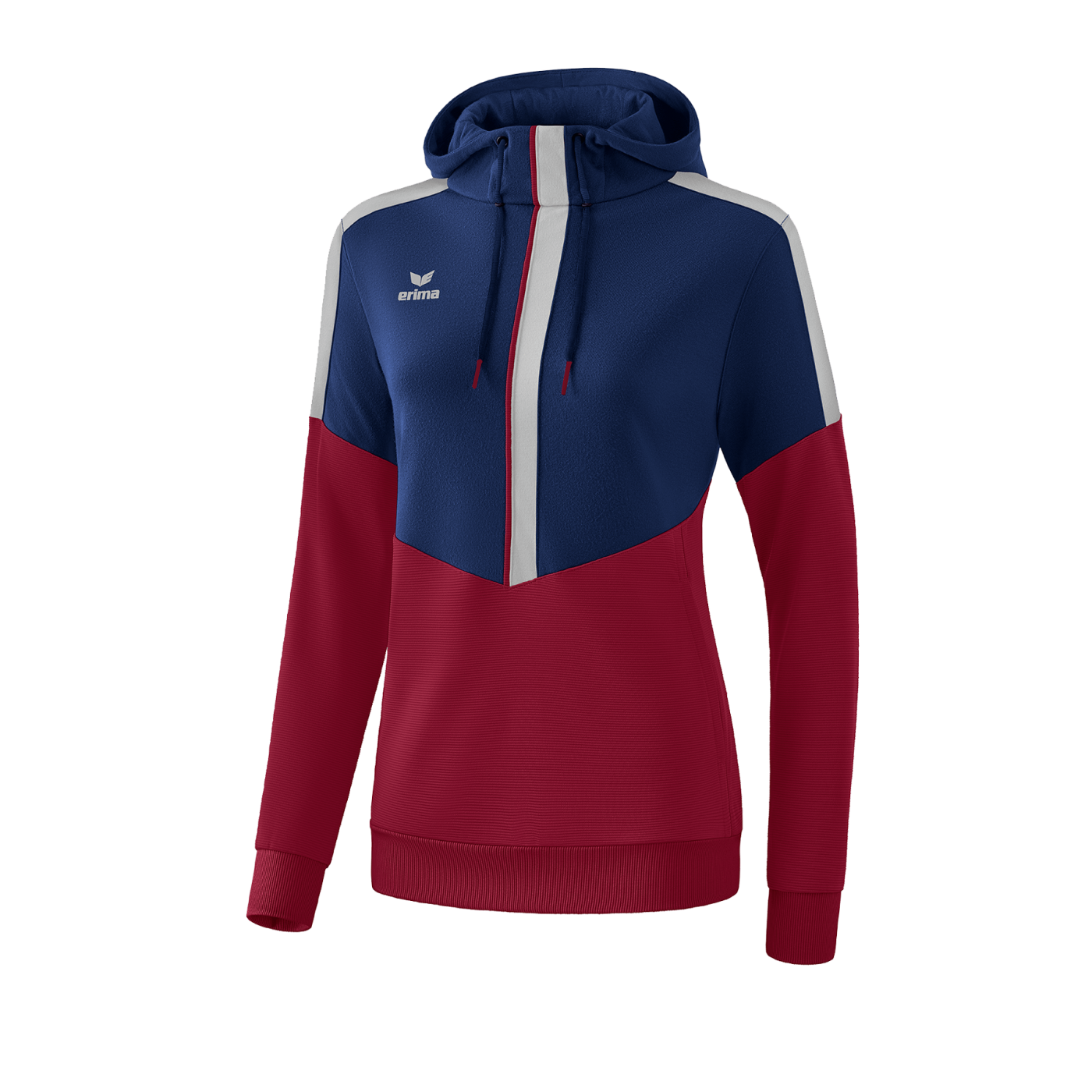 Erima Squad Hoody Damen Blau Rot