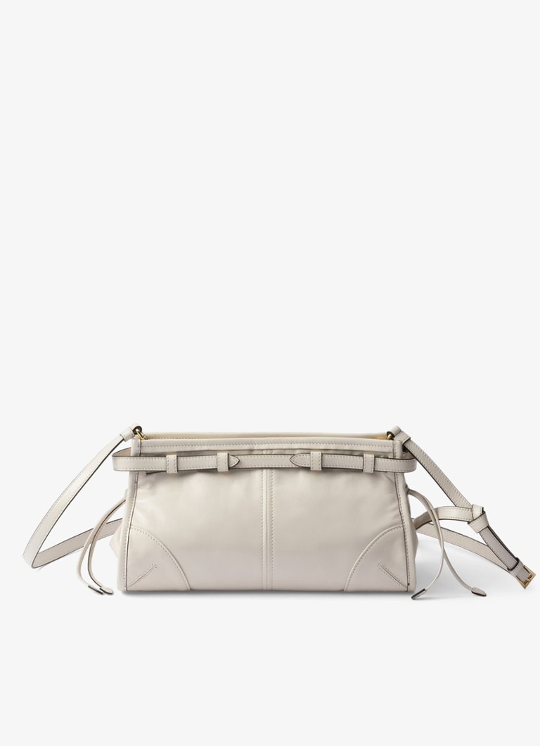 Prada Small leather shoulder bag with detachable shoulder strap