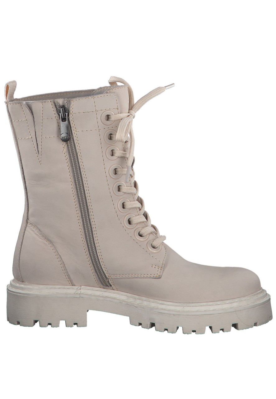 MARCO TOZZI Stiefeletten beige Schnürboots
