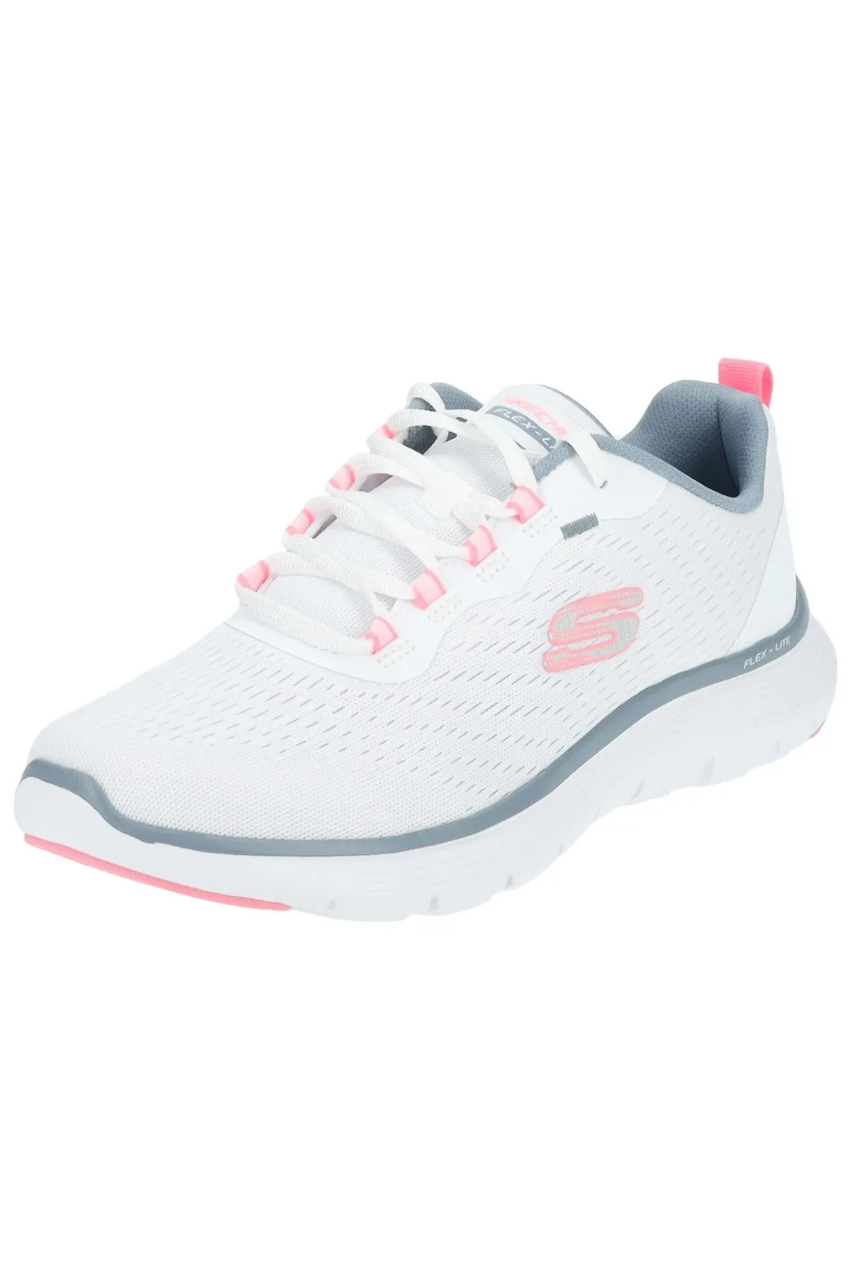SKECHERS  Sneaker - Weiß - Flacher Absatz