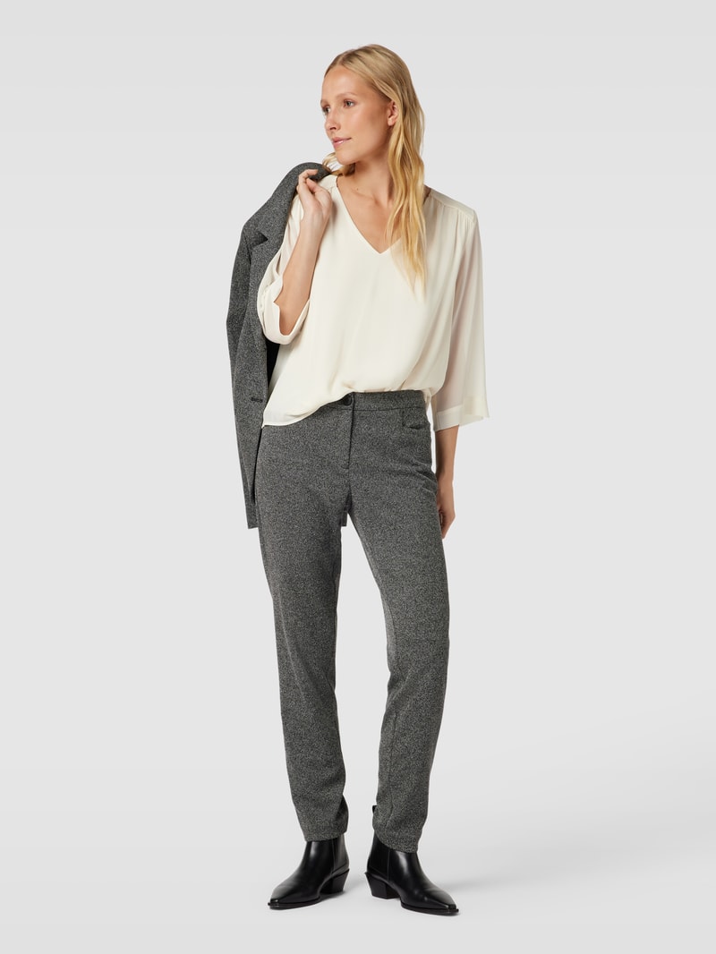 Bluse mit 3/4-Arm in ecru