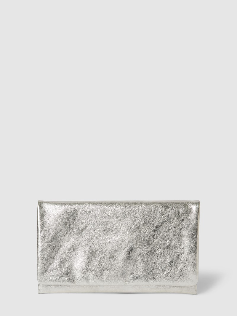 Clutch im Metallic-Look Modell 'Mimosa' in metallic beige