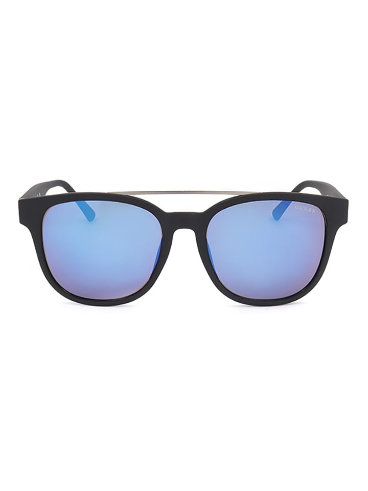 Guess Herren-Sonnenbrille in Blau/ Schwarz günstig kaufen 56