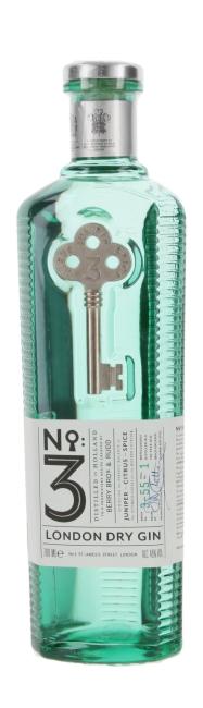 No. 3 London Dry Gin 0,7 l·46 % vol