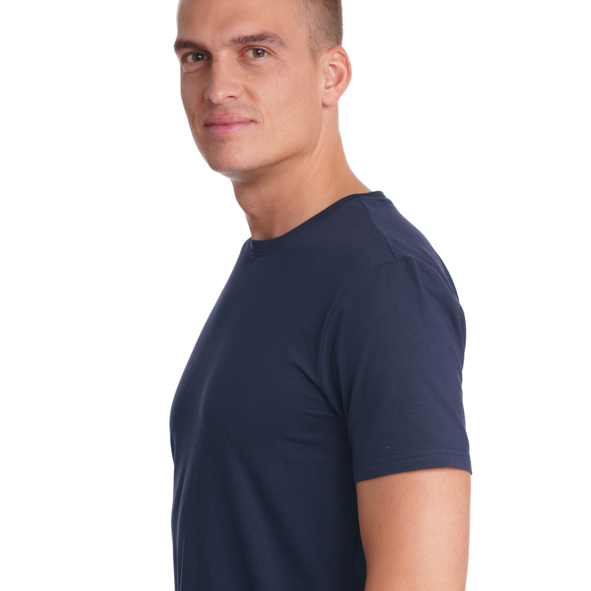 2 Herren T-Shirts mit Rundhalsausschnitt