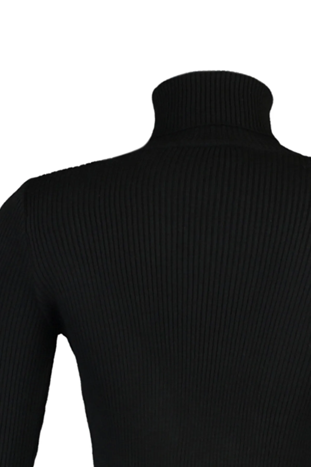 Trendyol Collection  Schwarzer Basic Rollkragenpullover TWOAW21KZ1279