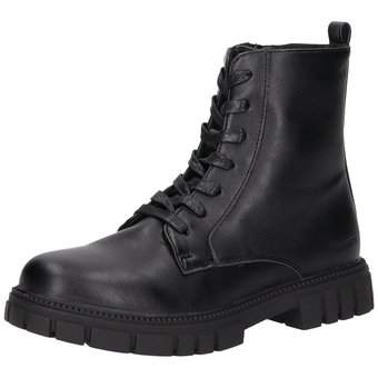 Puccetti Schnür Boots in schwarz