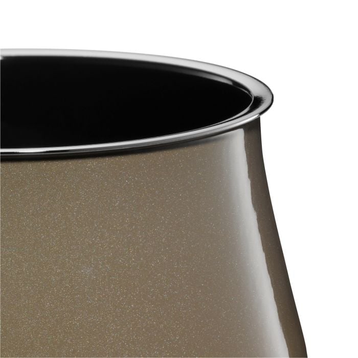 Fusiontec Mineral Mini-Topf mit Glasdeckel, 12 cm, Dark Brass