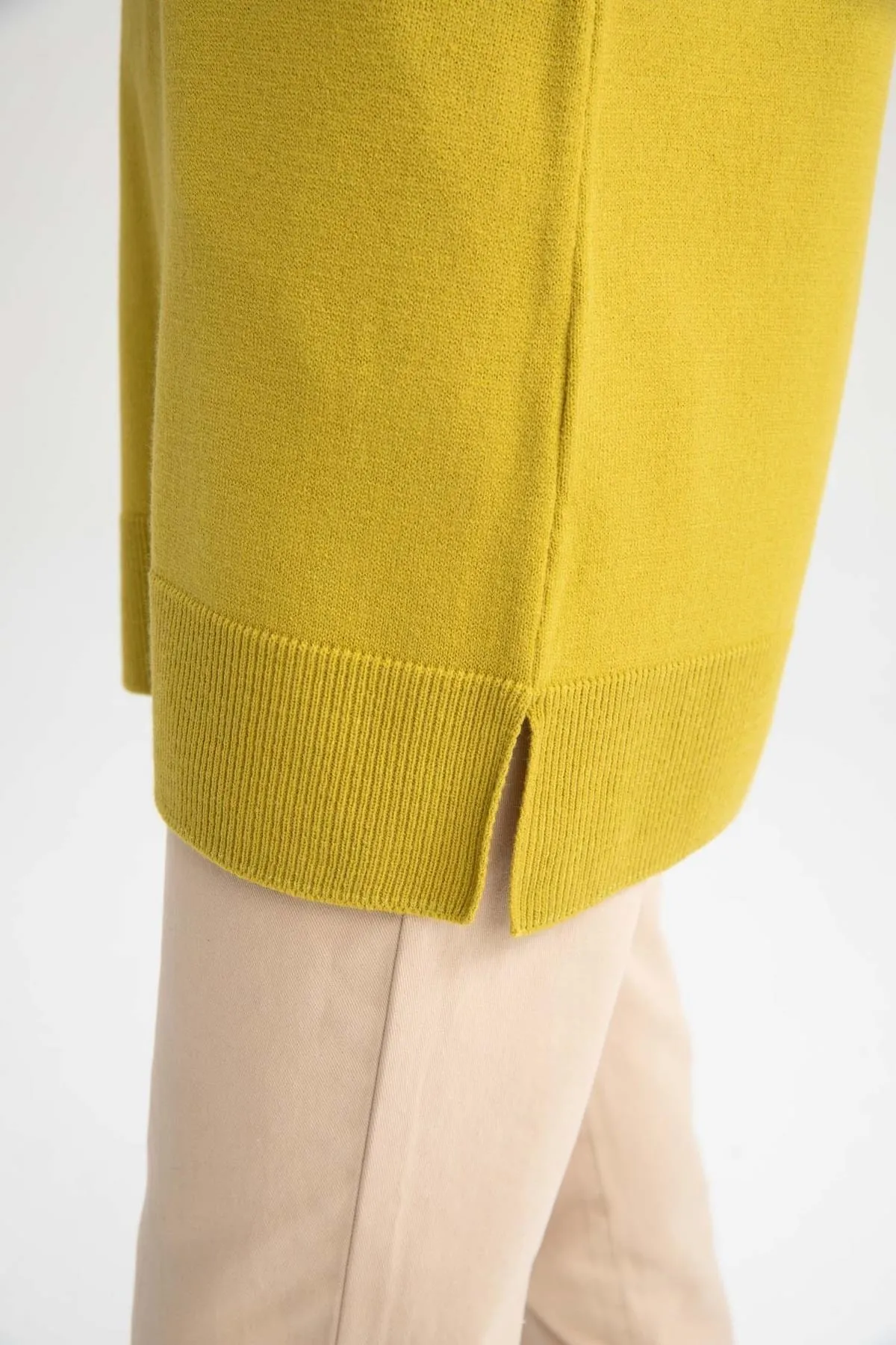 DeFacto  Basic-Tunika mit normaler Passform und extraweicher Strickware